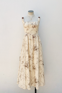Janette Floral Midi Dress