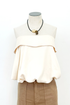Khloe Strapless Bow Back Top