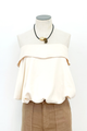 Khloe Strapless Bow Back Top