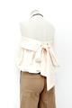 Khloe Strapless Bow Back Top