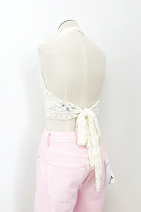 Lacey Tie Back Tube Top