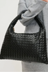 Leah Woven Hobo Bag