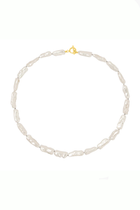 Leighton Pearl Necklace-White