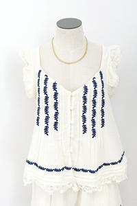 Lennon Embroidered Top