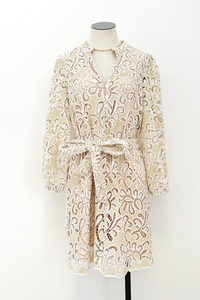 Lina Embroidered Eyelet Dress