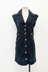 Linen Button Through Dress