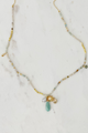 Long Cluster Charm Necklace