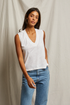 Lucy Jersey Sleeveless V-Neck Tank