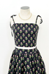 Midnight Floral Crop Top