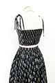 Midnight Floral Crop Top