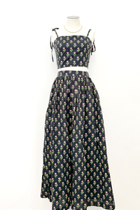 Midnight Floral Midi Skirt
