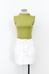 Mock Neck Fitted Top