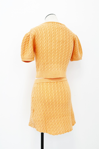 Molly Cable Knit Mini Skirt