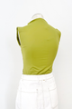 Mock Neck Fitted Top