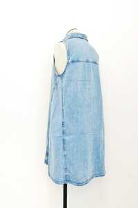 New Light Denim Mini Dress