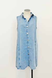 New Light Denim Mini Dress