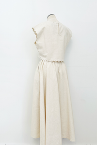 Oatmeal Midi Skirt