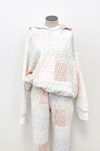 Quilted Pastel Hoodie