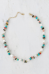 Pearl & Multi Chip Short Necklace