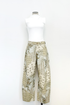 Printed Barrel Pants