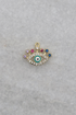 Rainbow CZ Evil Eye Charm