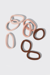 Recycled Seamless Hair Elastics-Rosewood