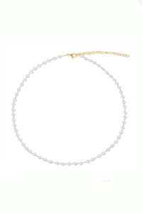 Sheena Dainty Pearl Choker Necklace - Water Resistant