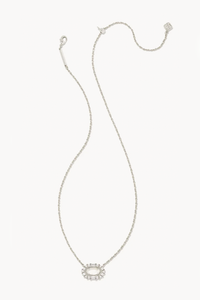 Elisa Crystal Framed Necklace