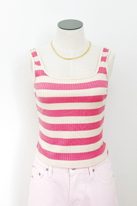 Soul Sisters Striped Rib Tank