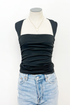 Square Neck Ruched Tank