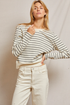 Stef Luxe Rib Long Sleeve Boxy Tee