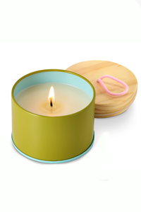 Summer Grass Sun Tin Candle