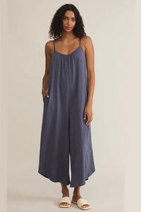 Textured Flared Jumpsuit