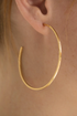 Thin Hammered Hoops