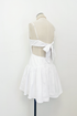 Tori Tie Back Linen Mini Dress