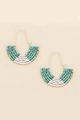 Chromacolor Miyuki U-Hoop Earring