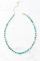 Turquoise Beaded Short Necklace
