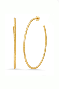 Twisted Extra Large Gold Hoops