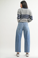Utility Seamed Barrel Jean