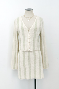 Wide Stripe Skirt
