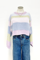 Winter Pastel Crop Sweater