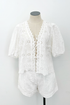 Yuiko Eyelet Top