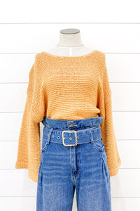 Stay Golden Knit Top