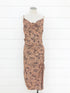 Spotted Cat Cowl Neck Dress