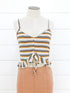 Adele Striped Crop Top