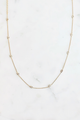 Oval CZ Chain Necklace