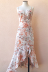 Apricot Ruffle Maxi Dress