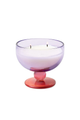 Aura 6oz Tinted Glass Goblet Candle