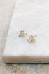 Butterfly Petal Studs Gold