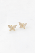 CZ Butterfly Studs